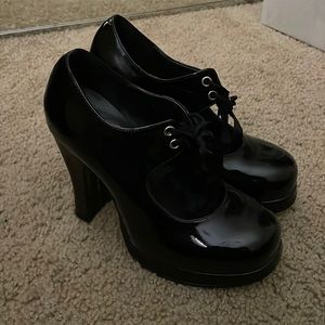 Black baby doll shoes